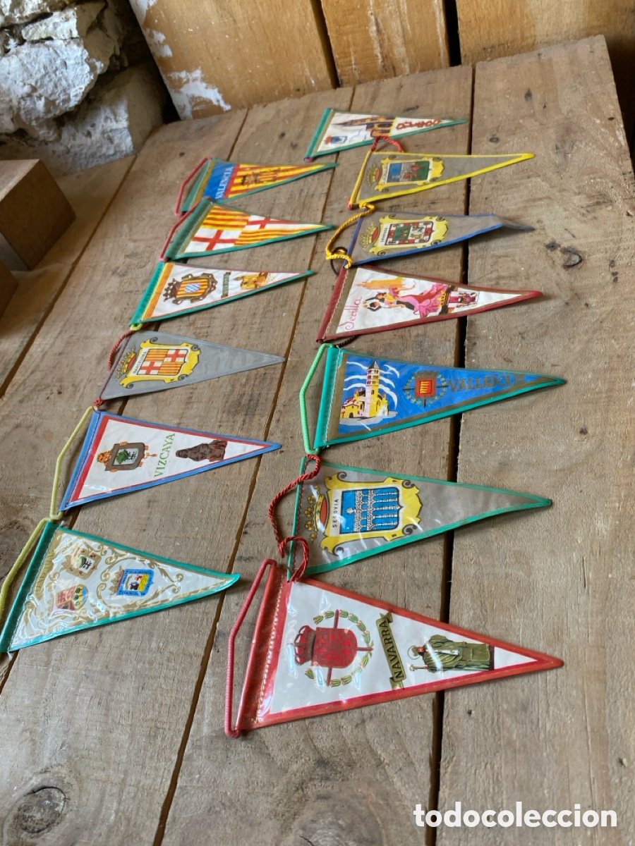 Banderines de colecci&oacute;n: Banderines tur&iacute;sticos vintage