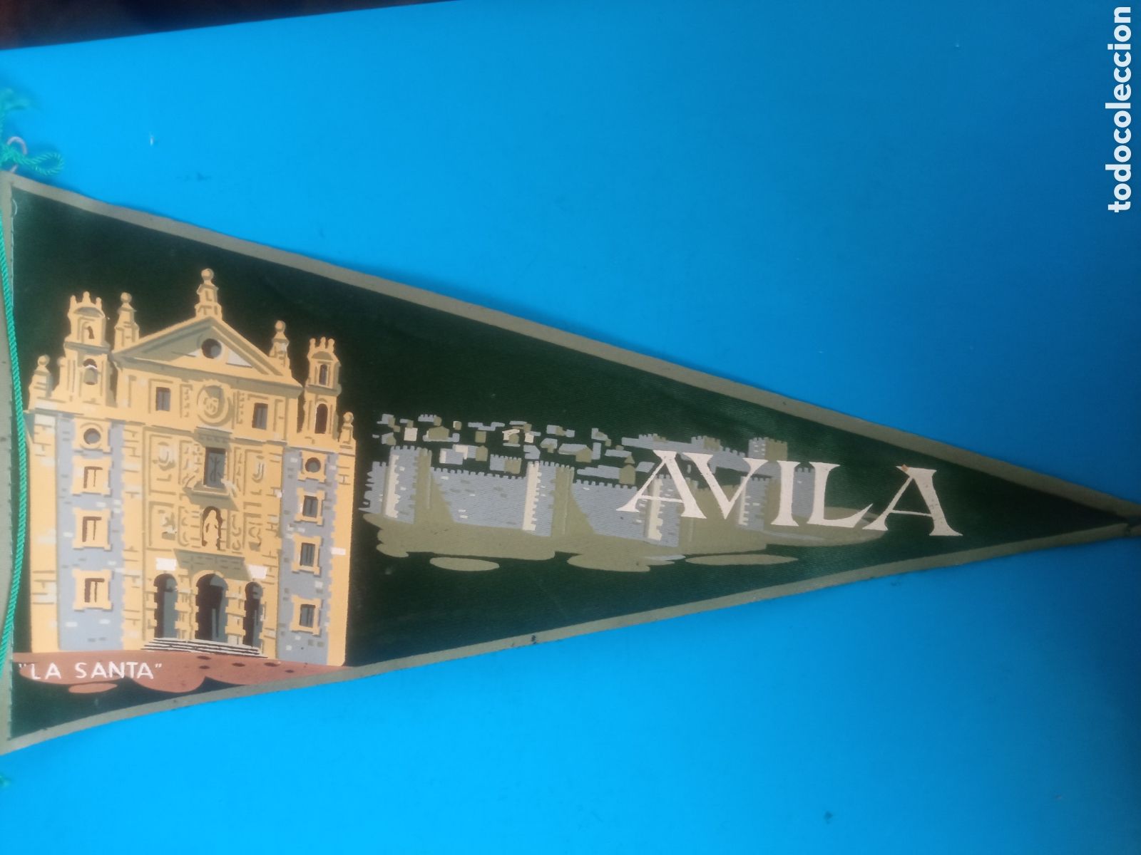 Banderines de colecci&oacute;n: Antiguo banderin, Avila, 27,5cm de altura