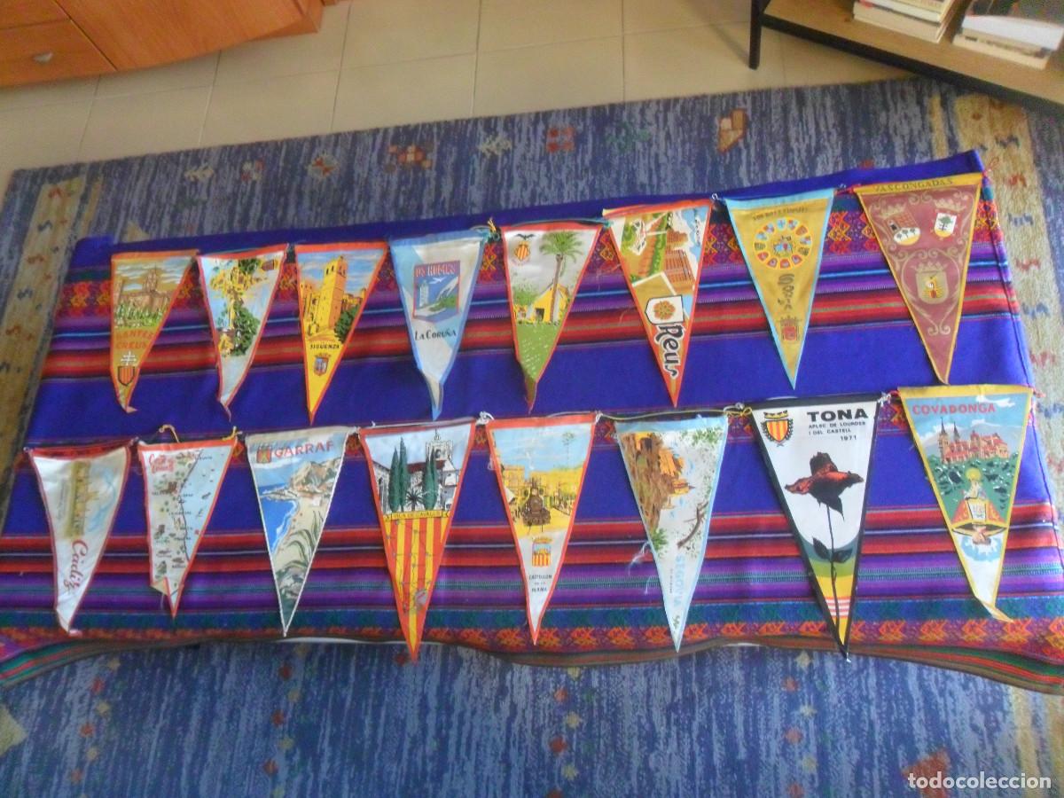 Banderines de colecci&oacute;n: LOTE 78 BANDER&Iacute;N DE TELA DE ESPA&Ntilde;A DE LOS A&Ntilde;OS 70. TODOS EN LAS FOTOS. ENTRA Y MIRA. GRAN PRECIO.