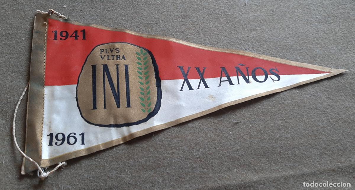 Banderines de colecci&oacute;n: ANTIGUO BANDERIN DE PLUS ULTRA - INI - 1941/1961 XX A&Ntilde;OS