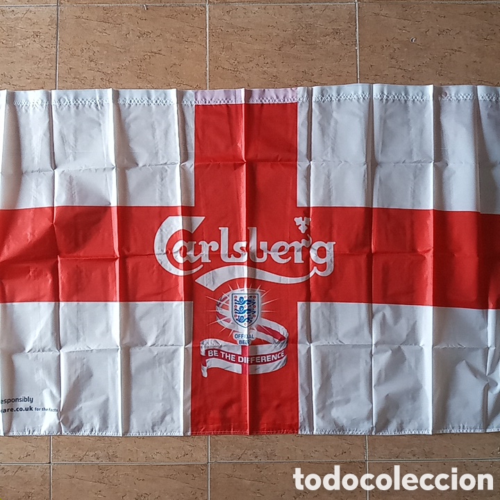 Banderines de colecci&oacute;n: BANDERA INGLESA CERVEZA CARLBERG