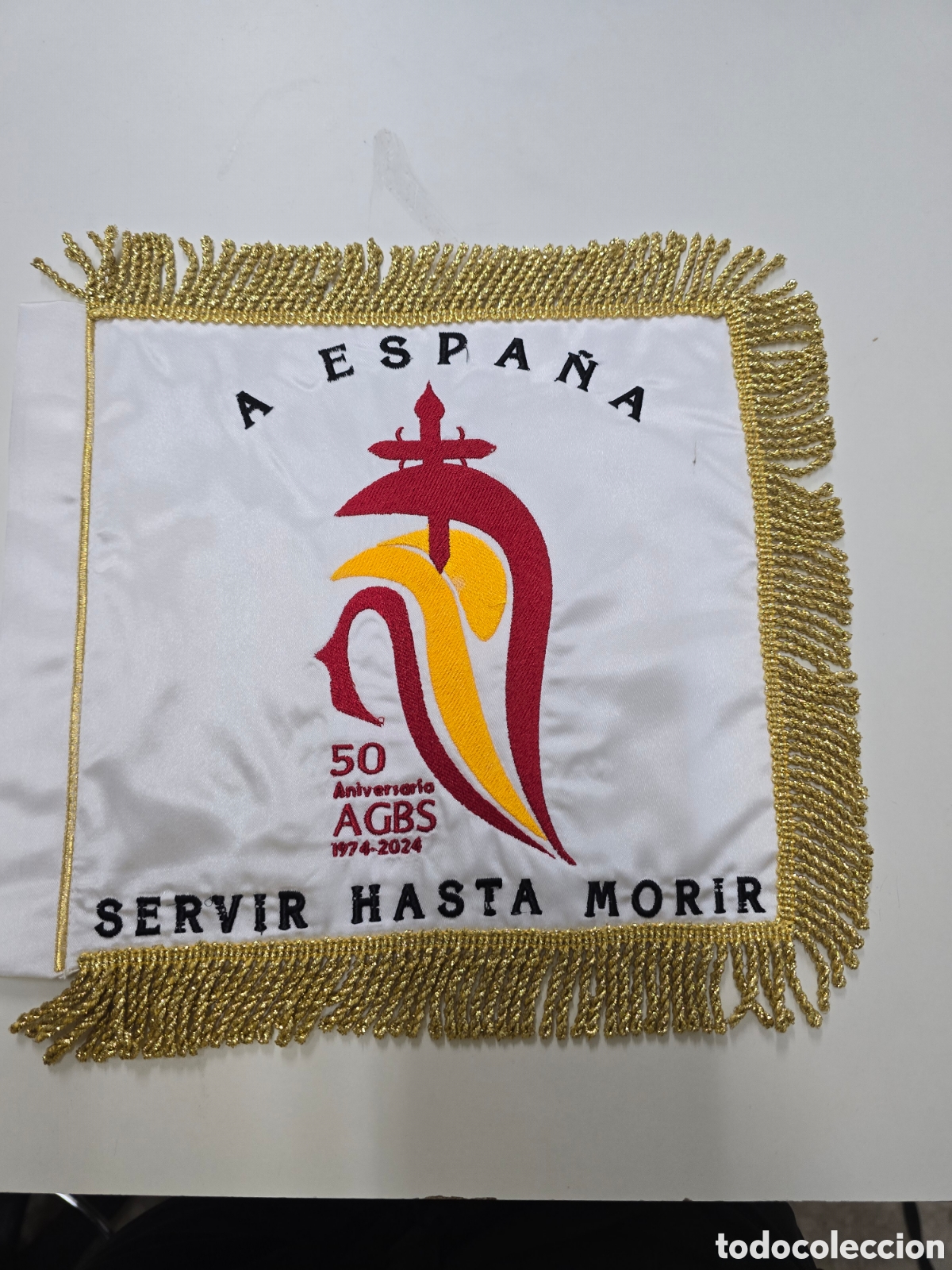 Banderines de colecci&oacute;n: Banderin 50 aniversario AGBS Academia General B&aacute;sica De Suboficiales
