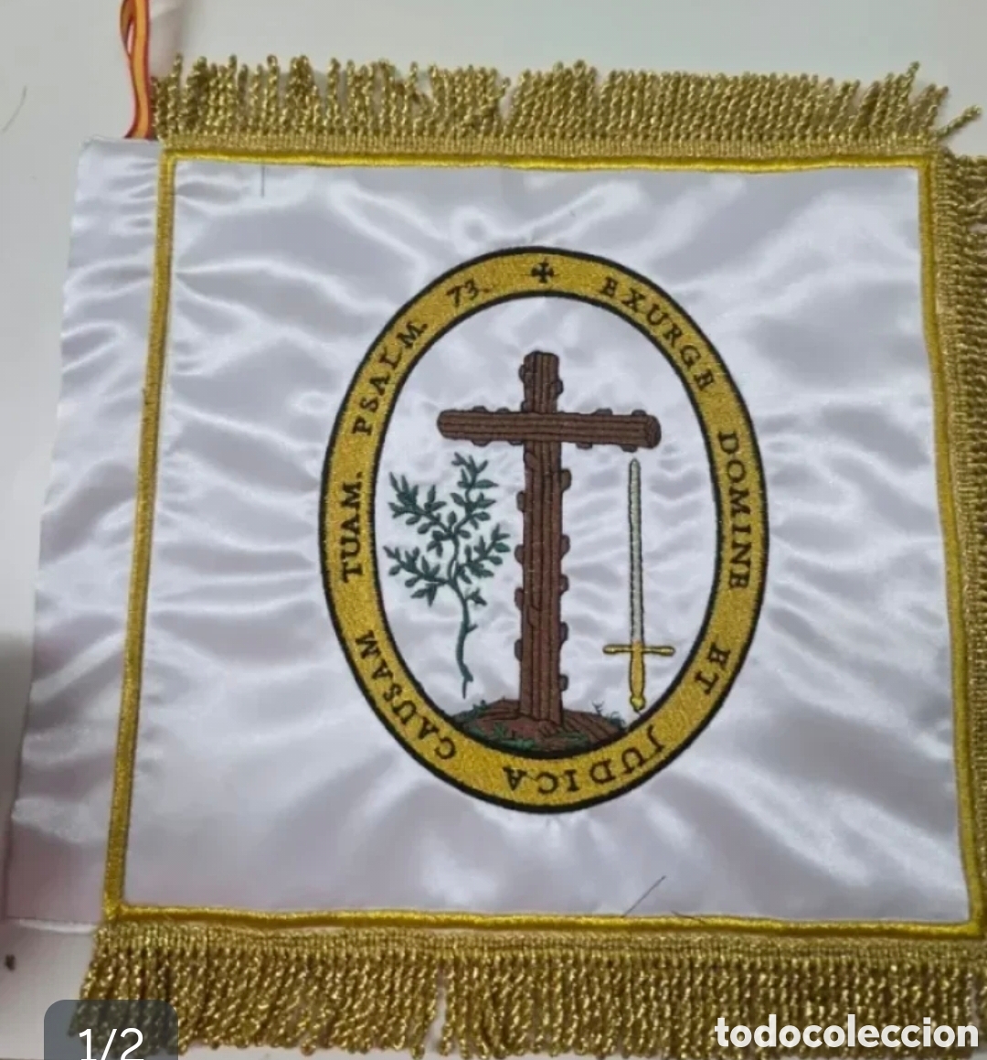 Banderines de colecci&oacute;n: Banderin estandarte Santa Inquisici&oacute;n