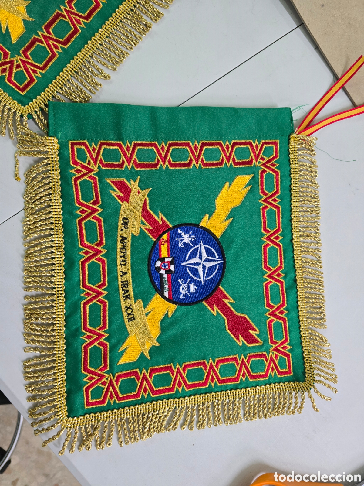 Banderines de colecci&oacute;n: Banderin misi&oacute;n apoyo a Irak xxii Ceuta Legion/Regulares