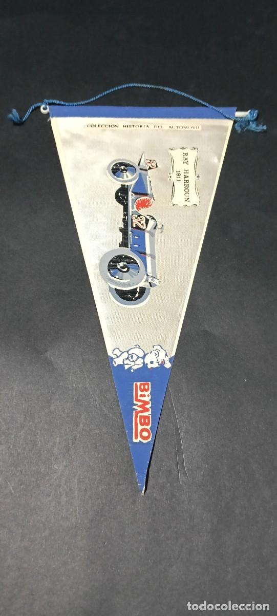 Banderines de colecci&oacute;n: Bander&iacute;n Bimbo Historia del Autom&oacute;vil Ray Harroun 1911 Vintage