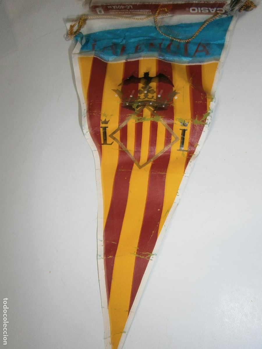 Banderines de colecci&oacute;n: ANTIGUO BANDERIN VINTAGE DE VALENCIA