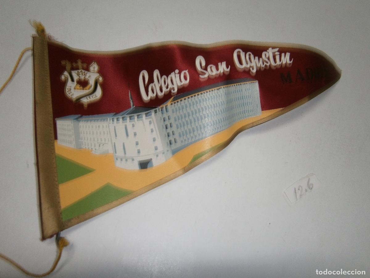 Banderines de colecci&oacute;n: ANTIGUO BANDERIN VINTAGE COLEGIO SAN AGUSTIN
