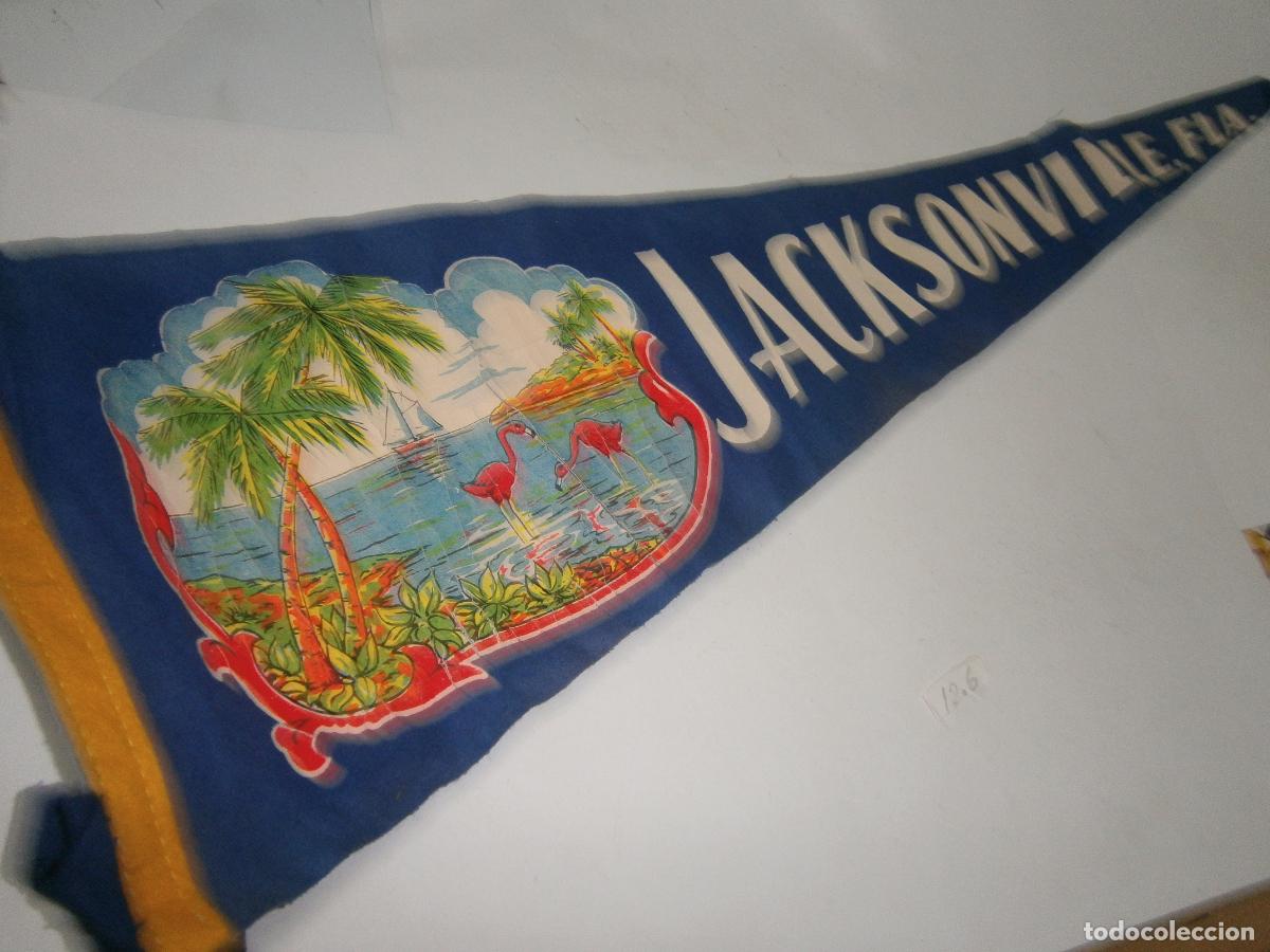 Banderines de colecci&oacute;n: ANTIGUO BANDERIN VINTAGE JACKSONVILLE, FLORIDA