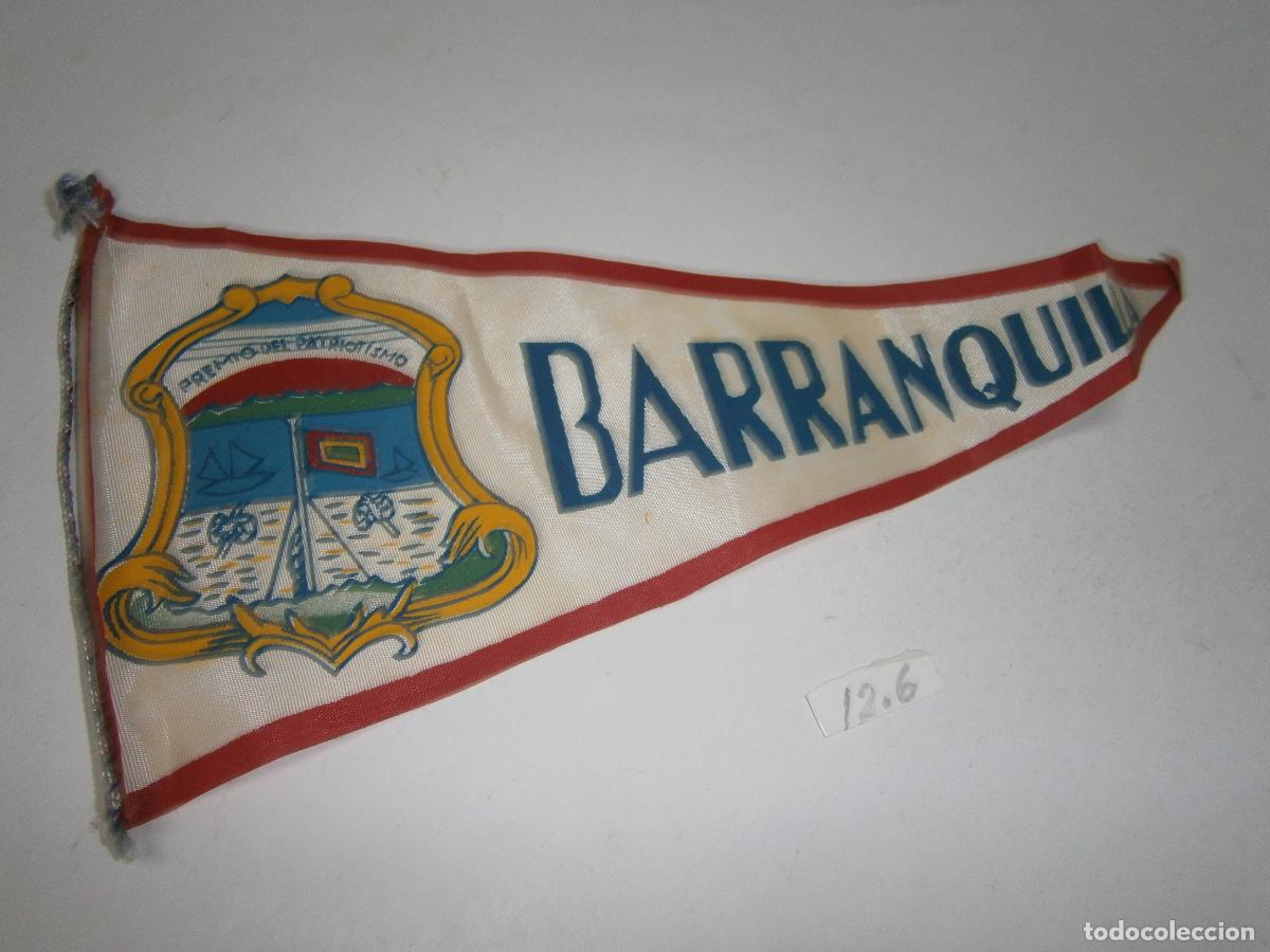 Banderines de colecci&oacute;n: ANTIGUO BANDERIN VINTAGE BARRANQUILLA
