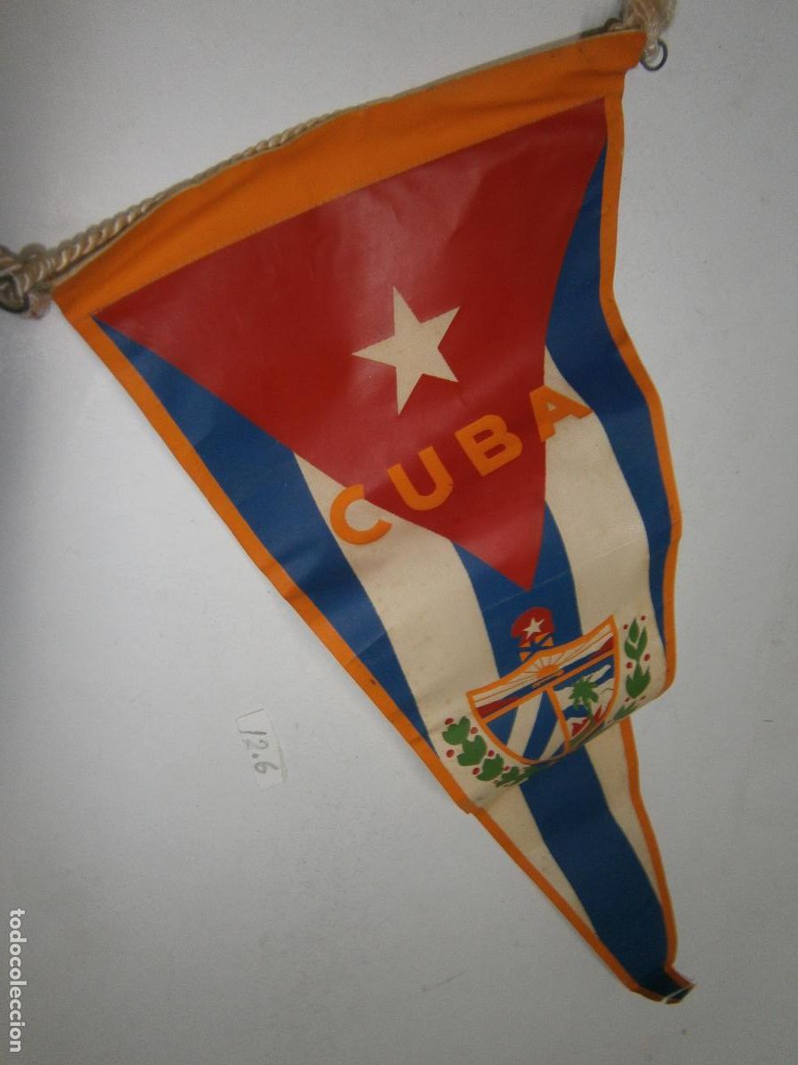 Banderines de colecci&oacute;n: ANTIGUO BANDERIN VINTAGE CUBA