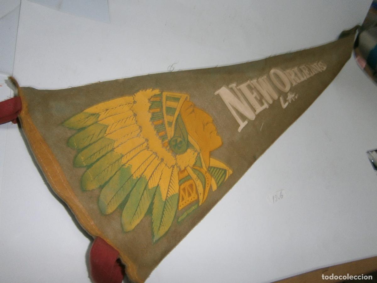 Banderines de colecci&oacute;n: ANTIGUO BANDERIN VINTAGE NEW ORLEANS L.A.