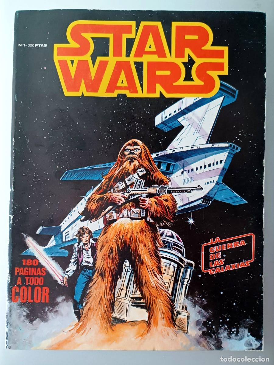 Banderines de colecci&oacute;n: STAR WARS RETAPADO No. 1 ED. SURCO TEBEOS 1 A 5. BUENA CONSERVACION.