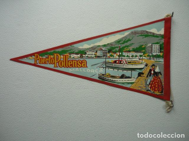 Banderines de colecci&oacute;n: PUERTO POLLENSA MALLORCA ANTIGUO BANDERIN