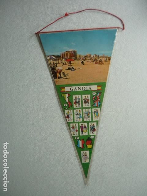 Banderines de colecci&oacute;n: GAND&Iacute;A VALENCIA ANTIGUO BANDERIN