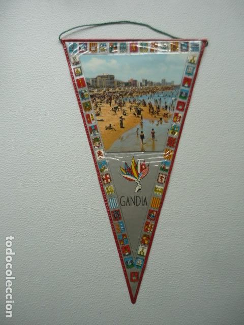 Banderines de colecci&oacute;n: GAND&Iacute;A VALENCIA ANTIGUO BANDERIN