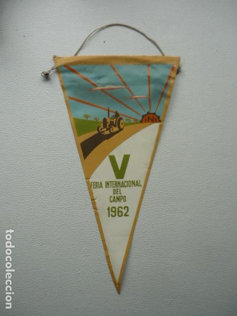 Banderines de colecci&oacute;n: V FERIA INTERNACIONAL DEL CAMPO 1962 ANTIGUO BANDERIN
