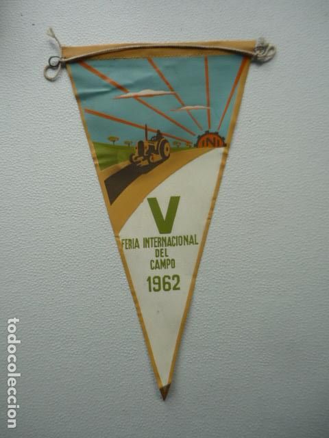 Banderines de colecci&oacute;n: V FERIA INTERNACIONAL DEL CAMPO 1962 ANTIGUO BANDERIN