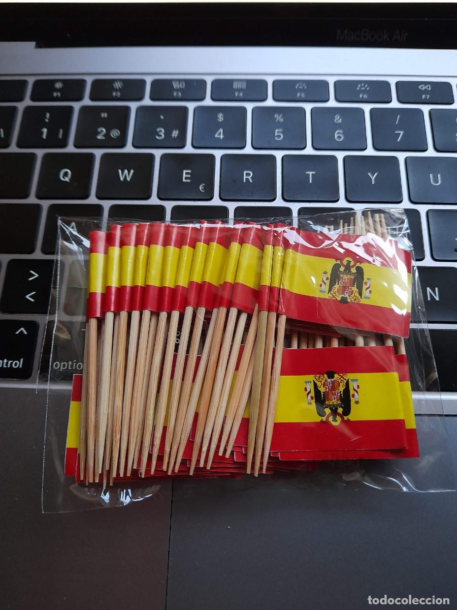 Banderines de colecci&oacute;n: Palillos bandera Espa&ntilde;a franquista