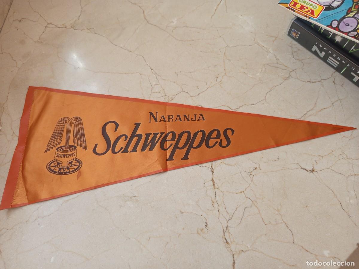 Banderines de colecci&oacute;n: Antiguo banderin Schweppes # fanta