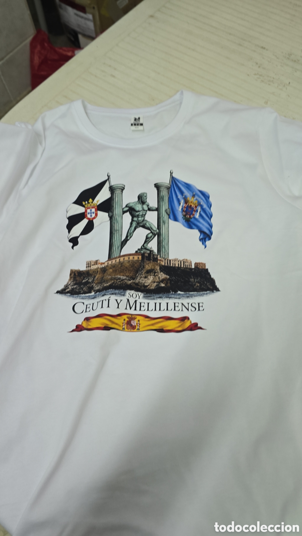 Banderines de colecci&oacute;n: Camiseta personalizada apoyo a Ceuta