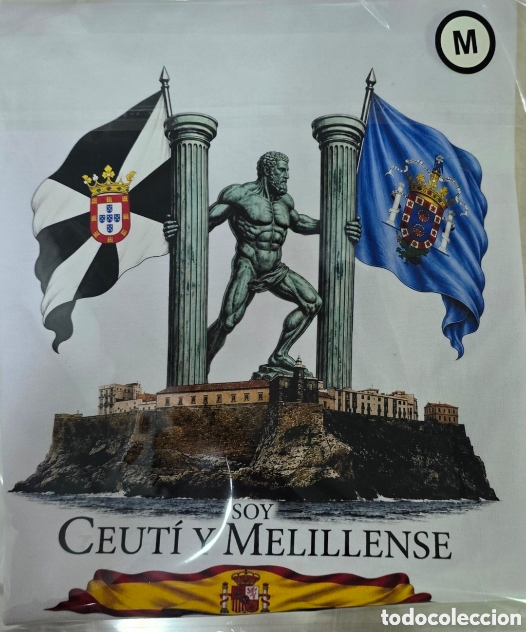 Banderines de colecci&oacute;n: Camiseta personalizada apoyo a Ceuta