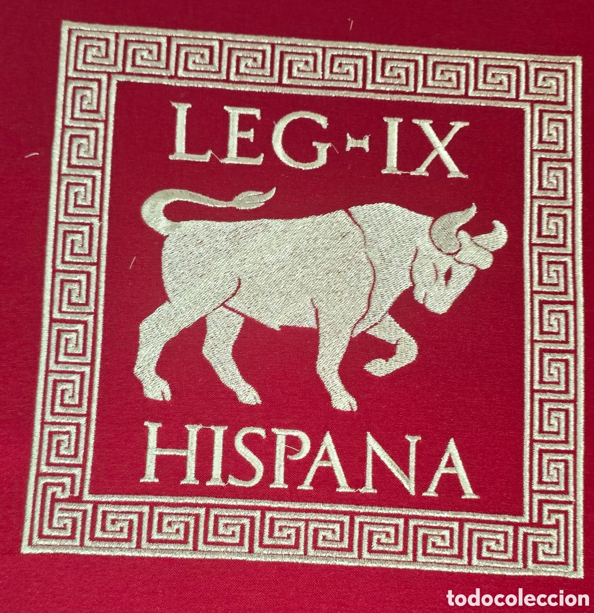 Banderines de colecci&oacute;n: Bander&iacute;n estandarte romano legio ix hispana con greca