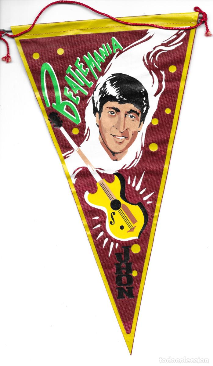 Banderines de colecci&oacute;n: Banderines Beatles a&ntilde;os 60 Editados por Bena de Lugo ( tela impermeable)
