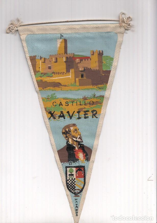 Banderines de colecci&oacute;n: BANDERIN: XAVIER / Javier, Navarra - Ilustracion del Castillo, escudo e imagen de Sant Francisco Jav