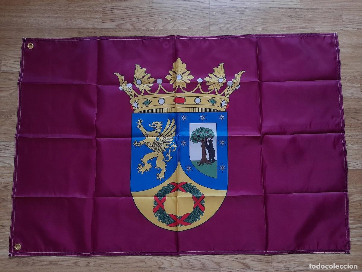 Banderines de colecci&oacute;n: Bandera Madrid. Bandera Ayuntamiento de Madrid antiguo escudo