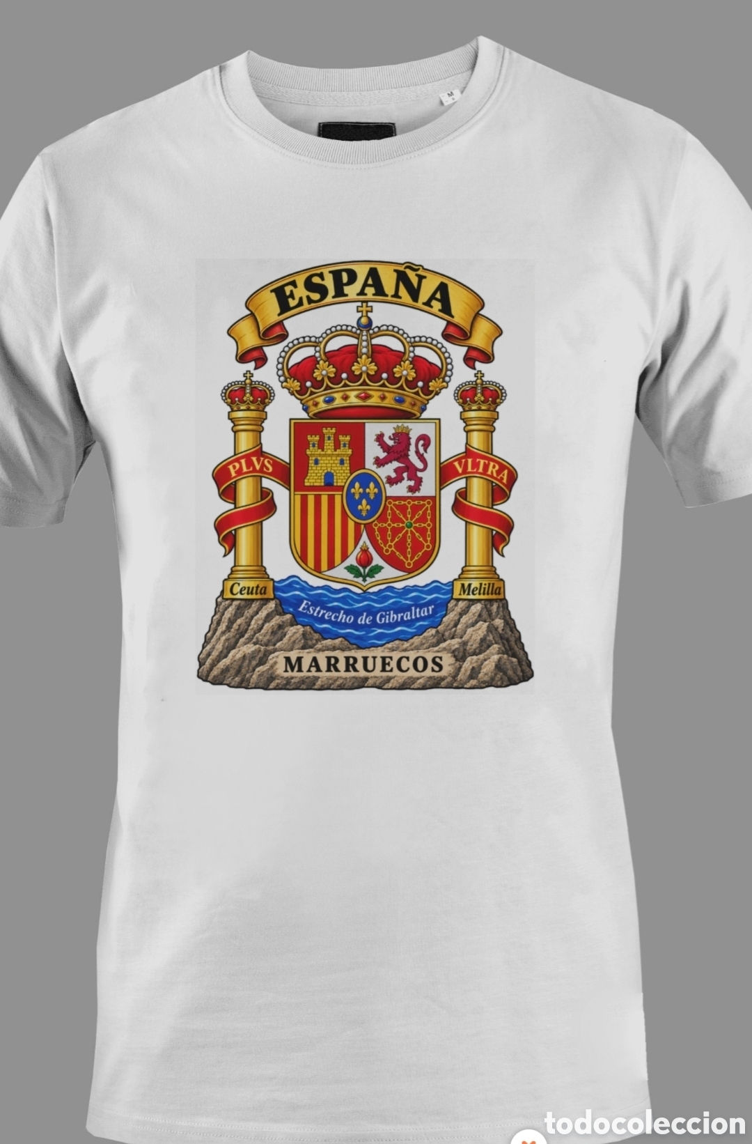 Banderines de colecci&oacute;n: Camiseta Espa&ntilde;a con Ceuta y Melilla