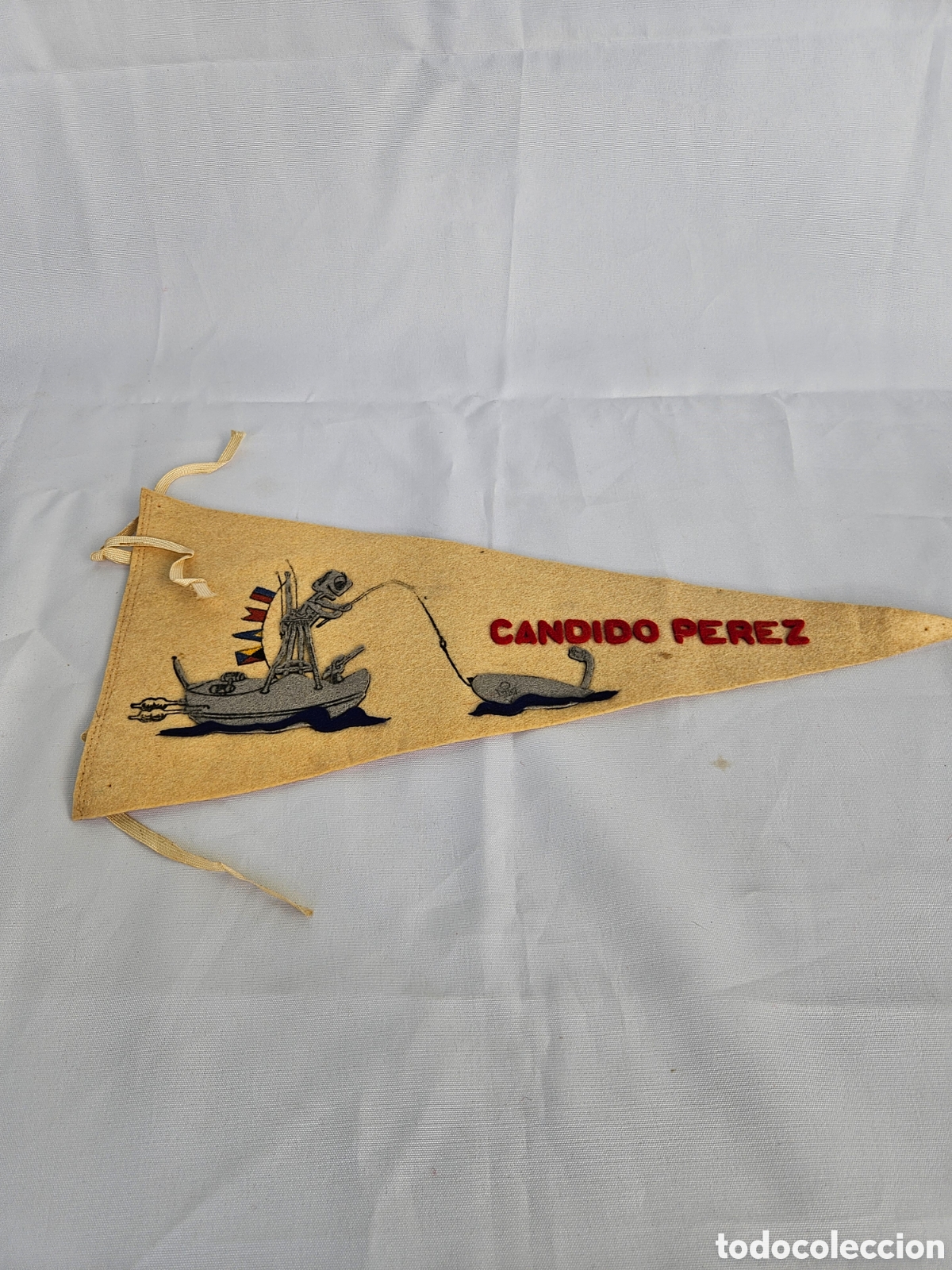 Banderines de colecci&oacute;n: BANDERIN DE FIELTRO CANDIDO PEREZ