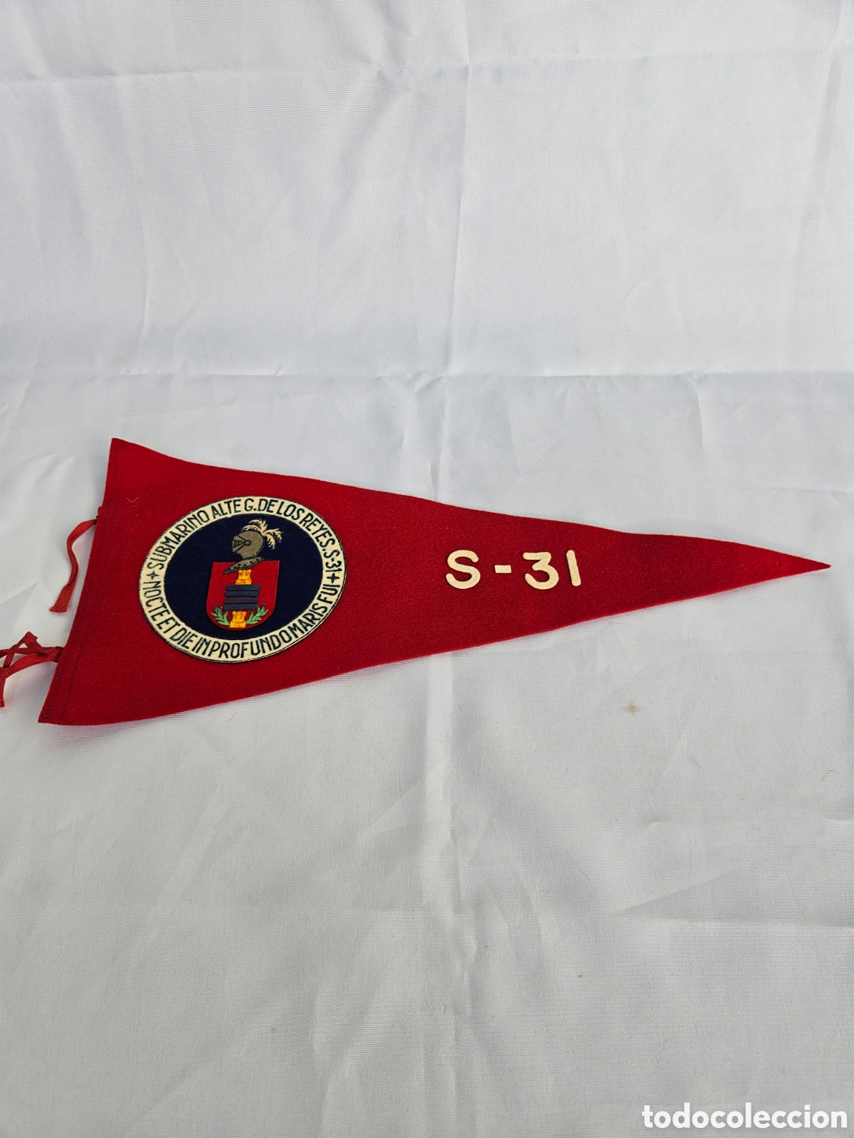 Banderines de colecci&oacute;n: BANDERIN DE FIELTRO SUBMARINO ALTE G. DE LOS REYED S-31