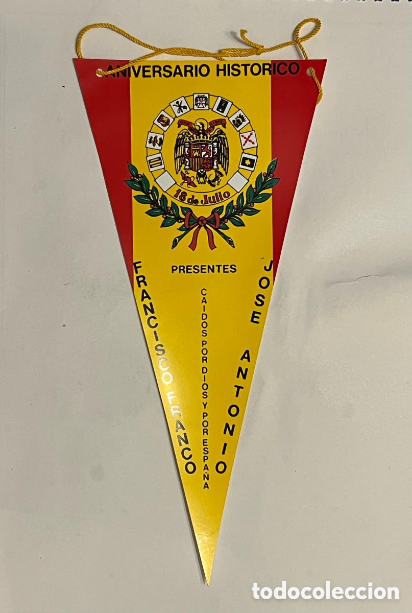 Galhardetes de cole&ccedil;&atilde;o: BANDER&Iacute;N. Confederacion Nacional de Hermandades de Ex-Combatientes 20N (a.1977)