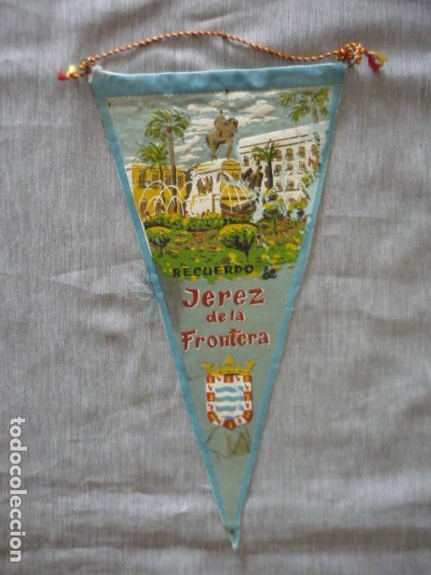 Sammlung von Wimpeln: JEREZ DE LA FRONTERA CADIZ ANTIGUO BANDERIN