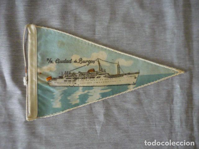Banderines de colecci&oacute;n: BARCO CIUDAD DE BURGOS ANTIGUO BANDERIN