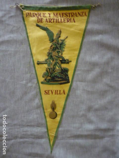Banderines de colecci&oacute;n: SEVILLA PARQUE Y MAESTRANZA DE ARTILLERIA ANTIGUO BANDERIN
