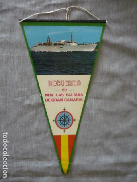 Banderines de colecci&oacute;n: BARCO MN LAS PALMAS DE GRAN CANARIA ANTIGUO BANDERIN