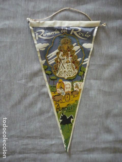 Banderines de colecci&oacute;n: ALMONTE HUELVA ROMERIA DEL ROCIO ANTIGUO BANDERIN