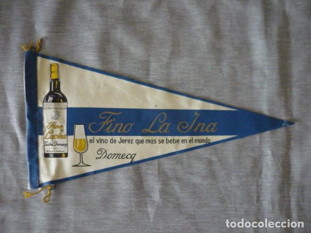 Banderines de colecci&oacute;n: FINO LA INA DOMECQ ANTIGUO BANDERIN