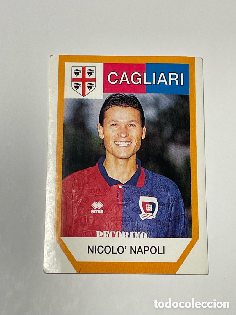 Banderines de colecci&oacute;n: Nicolo Napoli Cagliari CalcioFlash 93/94 #22