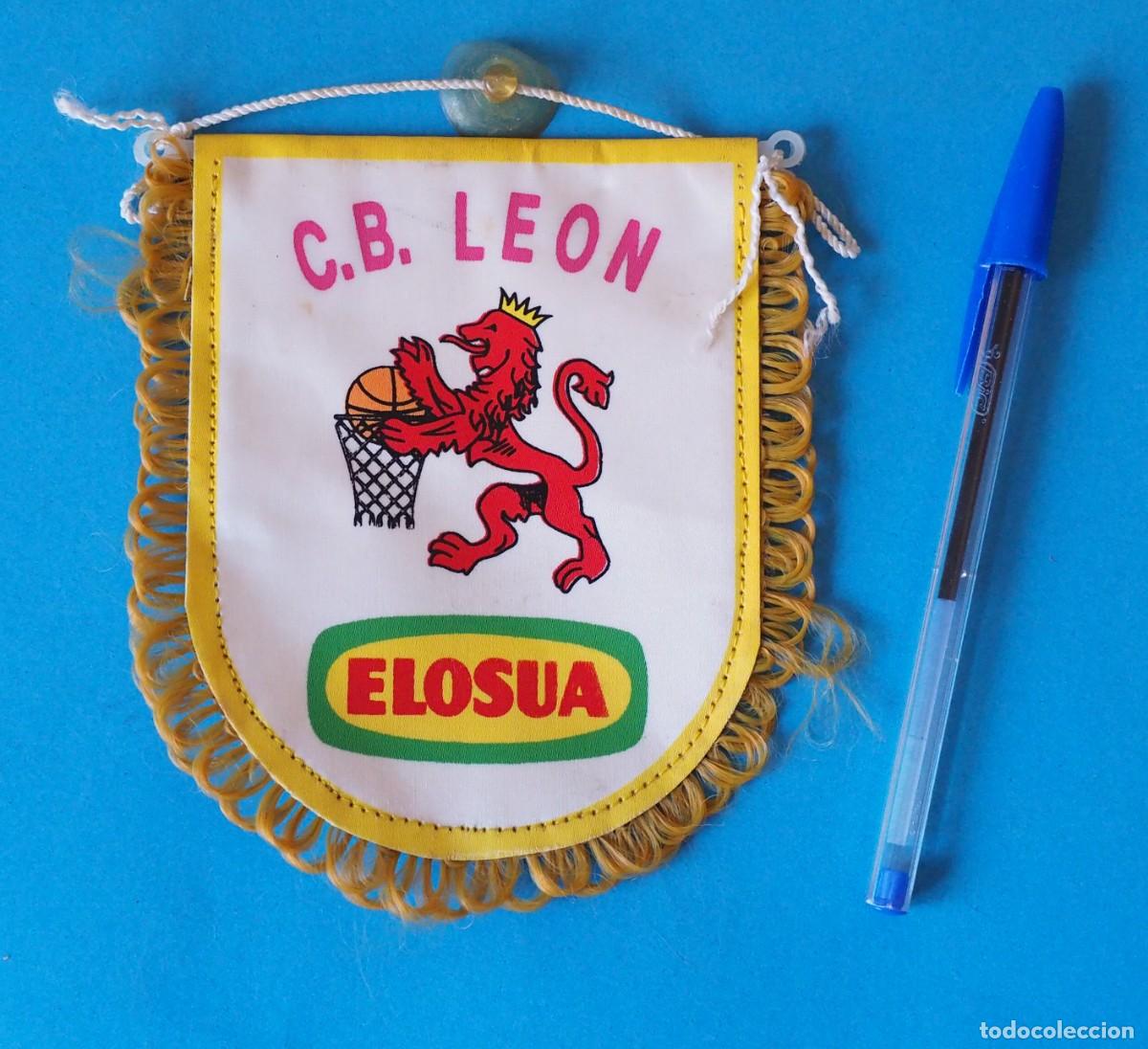 Banderines de colecci&oacute;n: BANDERIN DE C.B. LEON. BALONCESTO. ELOSUA
