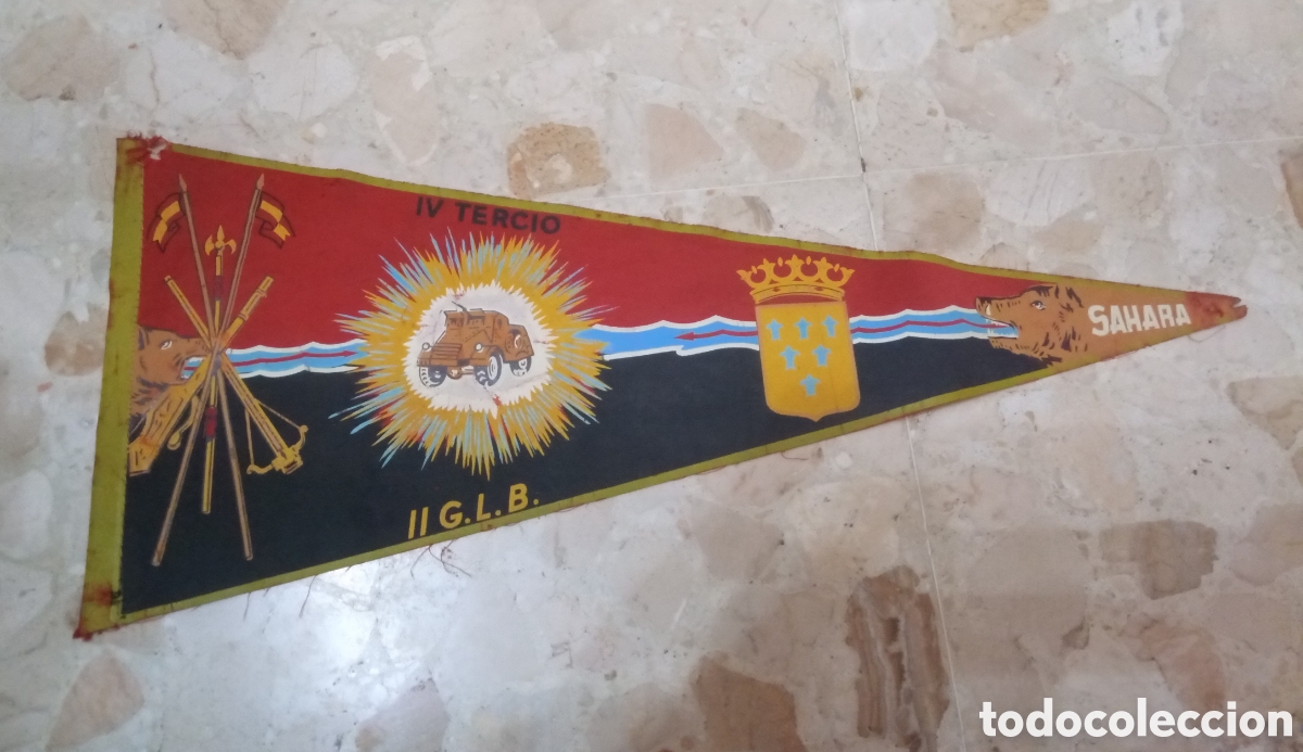 Banderines de colecci&oacute;n: Bander&iacute;n de la Legion (S&aacute;hara)