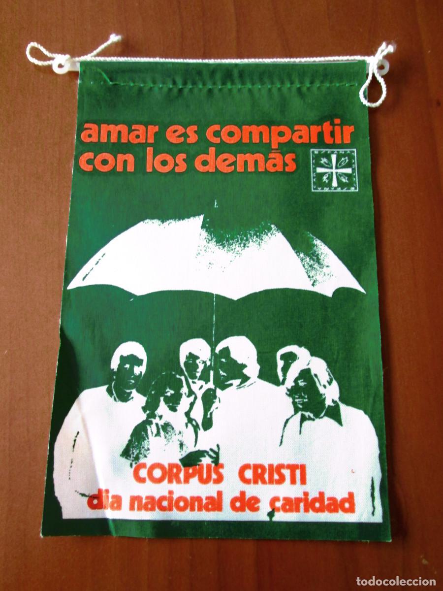 Banderines de colecci&oacute;n: BANDERIN - CORPUS CRISTI DIA NACIONAL DE CARIDAD