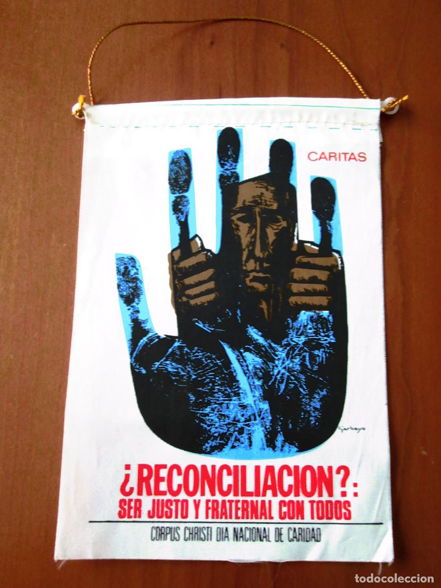 Banderines de colecci&oacute;n: BANDERIN - CARITAS - CORPUS CHRISTI DIA NACIONAL DE CARIDAD - RECONCILIACION?