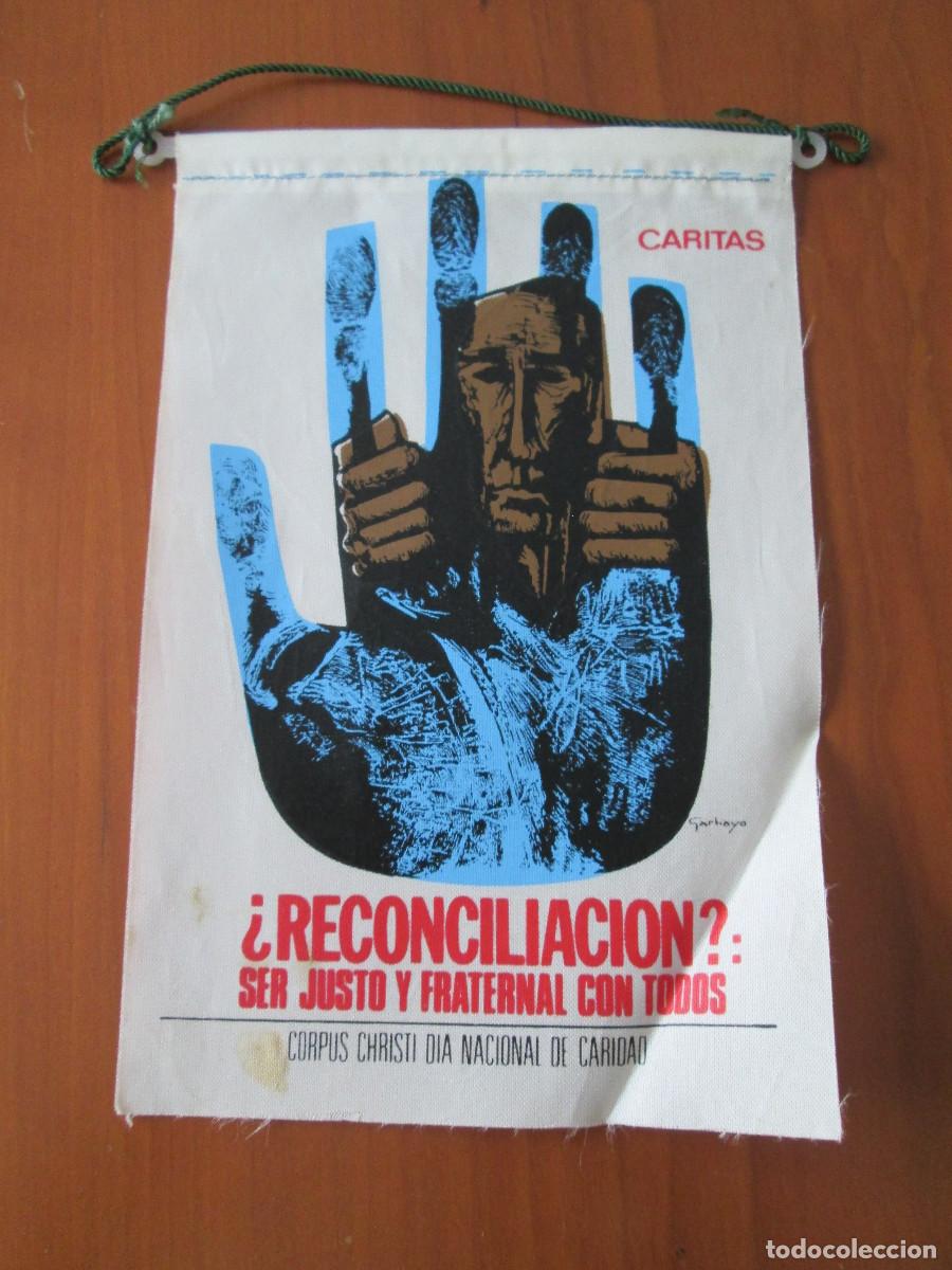 Banderines de colecci&oacute;n: BANDERIN - CARITAS - CORPUS CHRISTI DIA NACIONAL DE CARIDAD - RECONCILIACION?