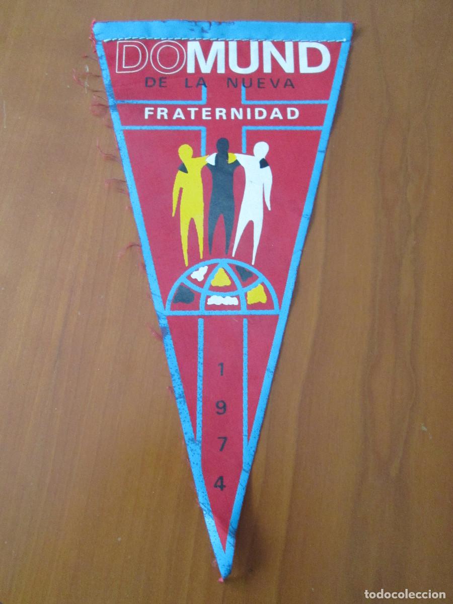 Banderines de colecci&oacute;n: BANDERIN - DOMUND DE LA NUEVA FRATERNIDAD - 1974