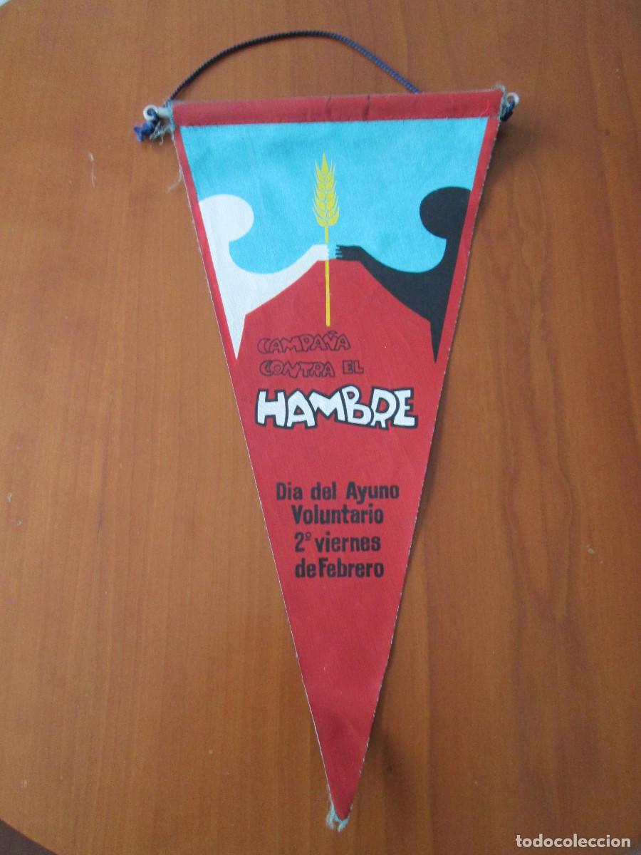 Banderines de colecci&oacute;n: BANDERIN - CAMPA&Ntilde;A CONTRA EL HAMBRE - DIA DEL AYUNO VOLUNTARIO 2&ordm; VIERNES DE FEBRERO
