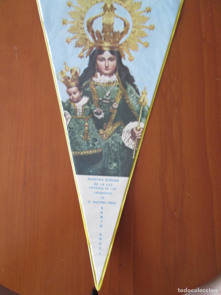 Banderines de colecci&oacute;n: BANDERIN - NUESTRA SE&Ntilde;ORA DE LA LUZ PATRONA HERMANOS DE SAN ANTONIO ABAD - SANTO ANGEL - HIMNO