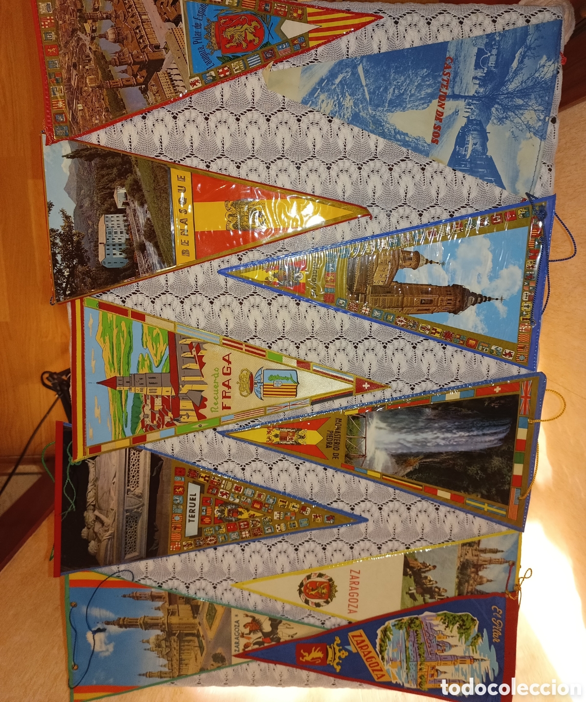 Banderines de colecci&oacute;n: 10 Banderines ciudades de Espa&ntilde;a