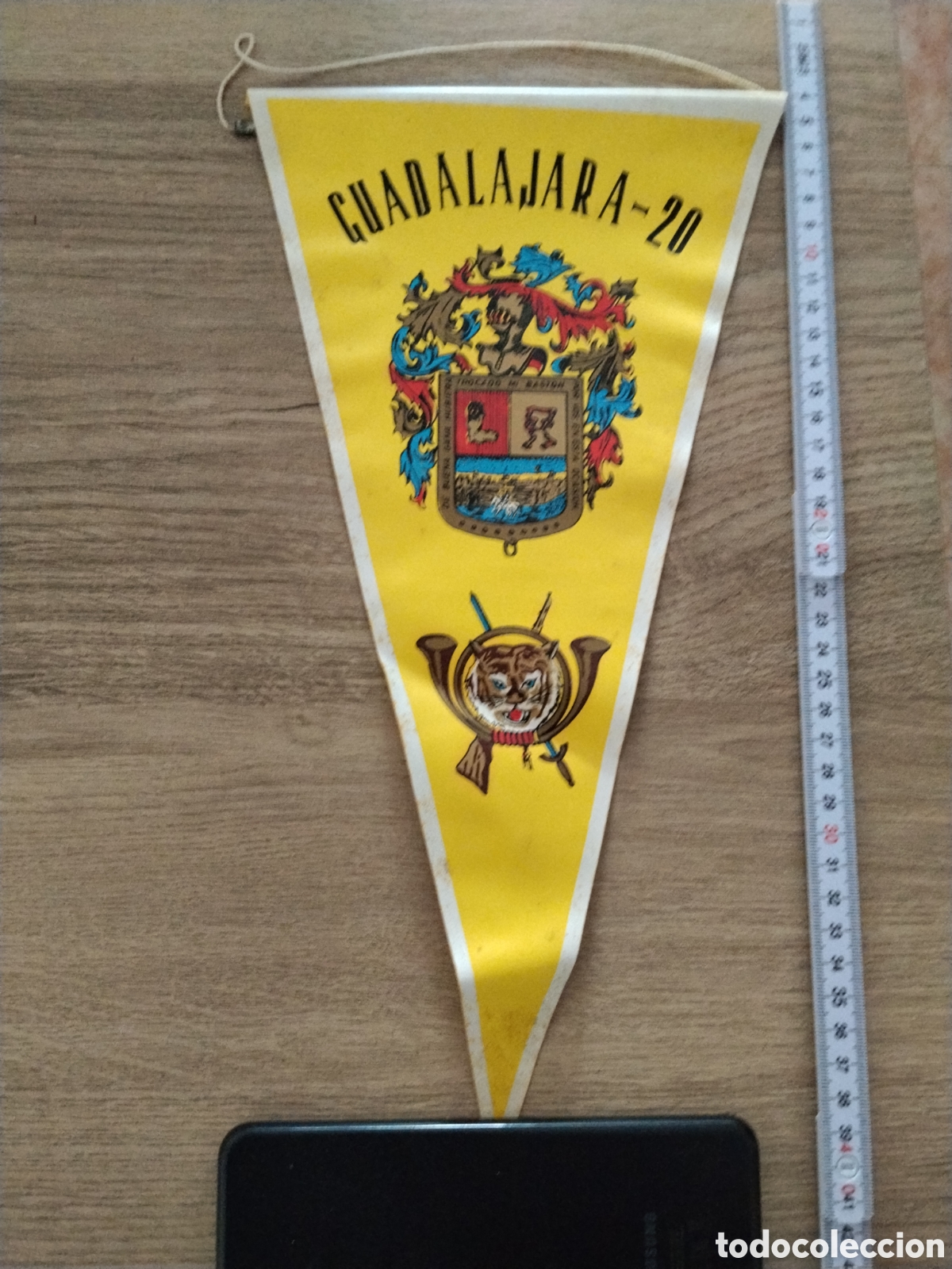 Banderines de colecci&oacute;n: Bander&iacute;n militar &eacute;poca franco regimiento infanter&iacute;a Guadalajara 20.ejercito espa&ntilde;ol.milicias univers